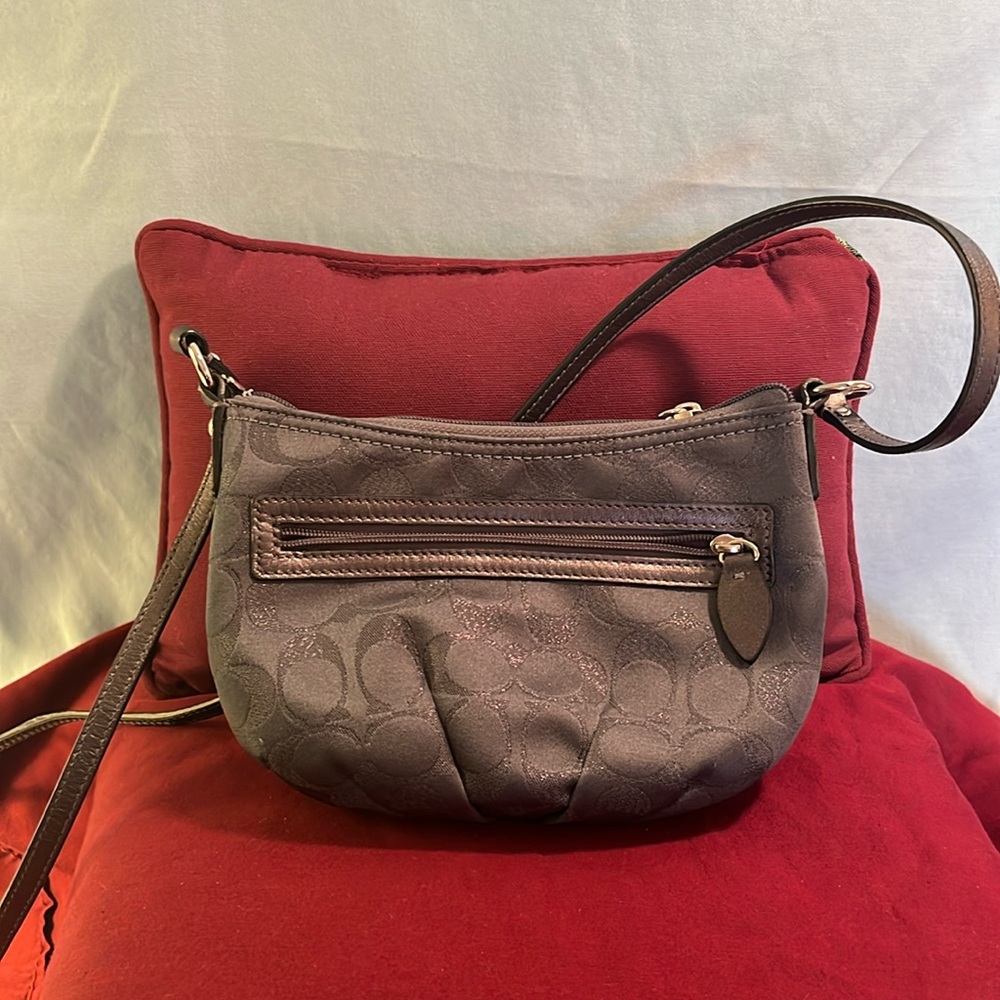 Coach Brown Signature Crossbody Bag